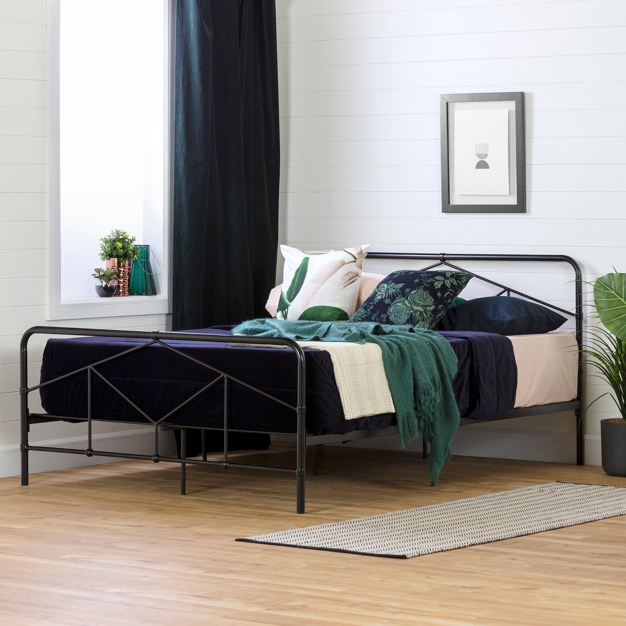 Sazena Geometric Metal Platform Bed - South Shore