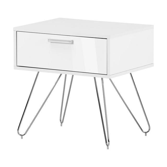 South Shore Slendel Nightstand Pure White