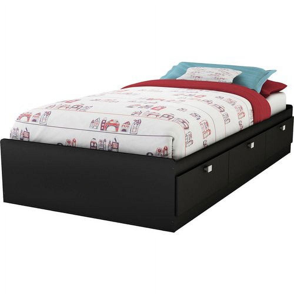South Shore Spark Twin Drawers Sleigh Bed