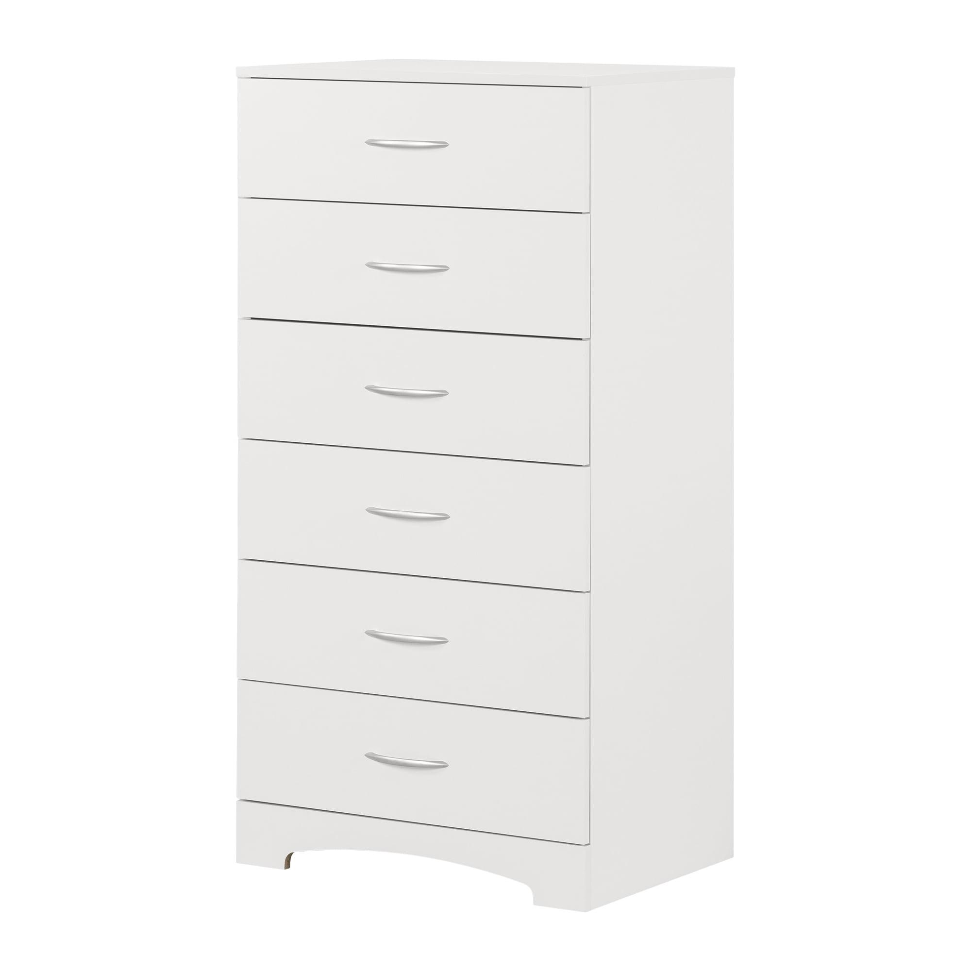 South Shore Step One, Contemporary Chest,  White