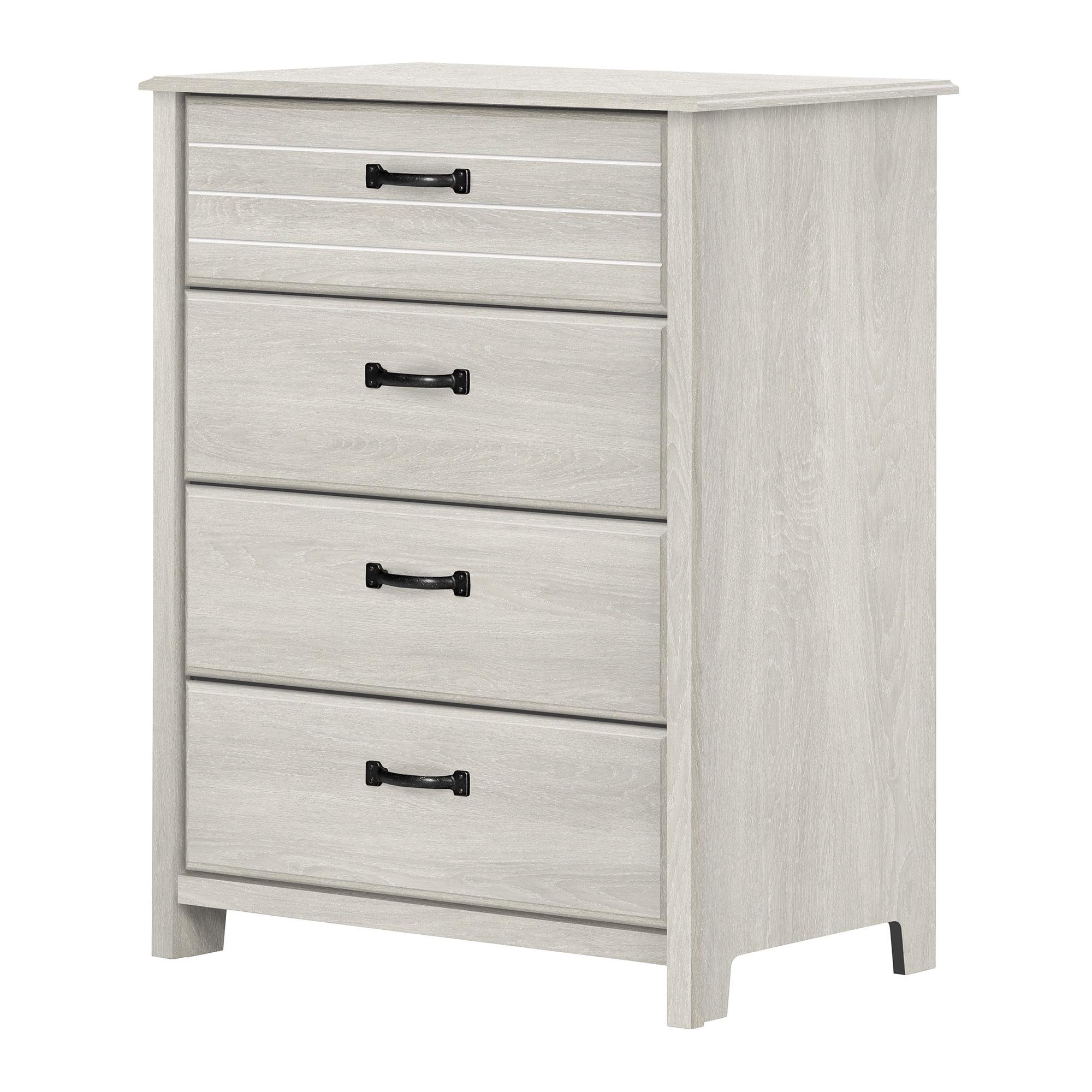 Winter Oak Traditional 4-Drawer Chest with Extra Deep Drawer