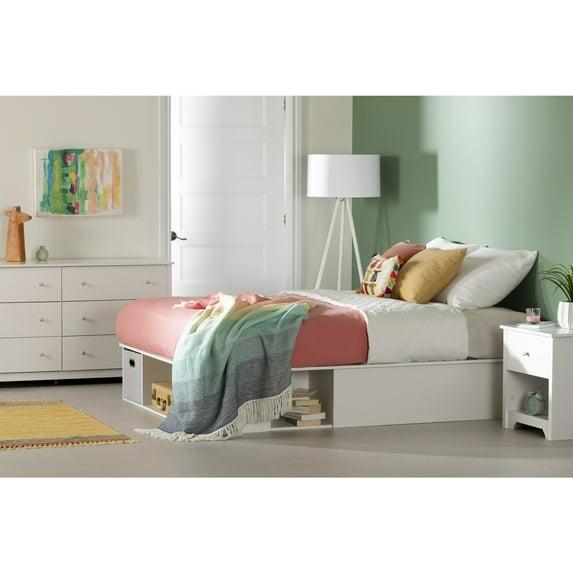 Vito Contemporary Storage Bed With Baskets