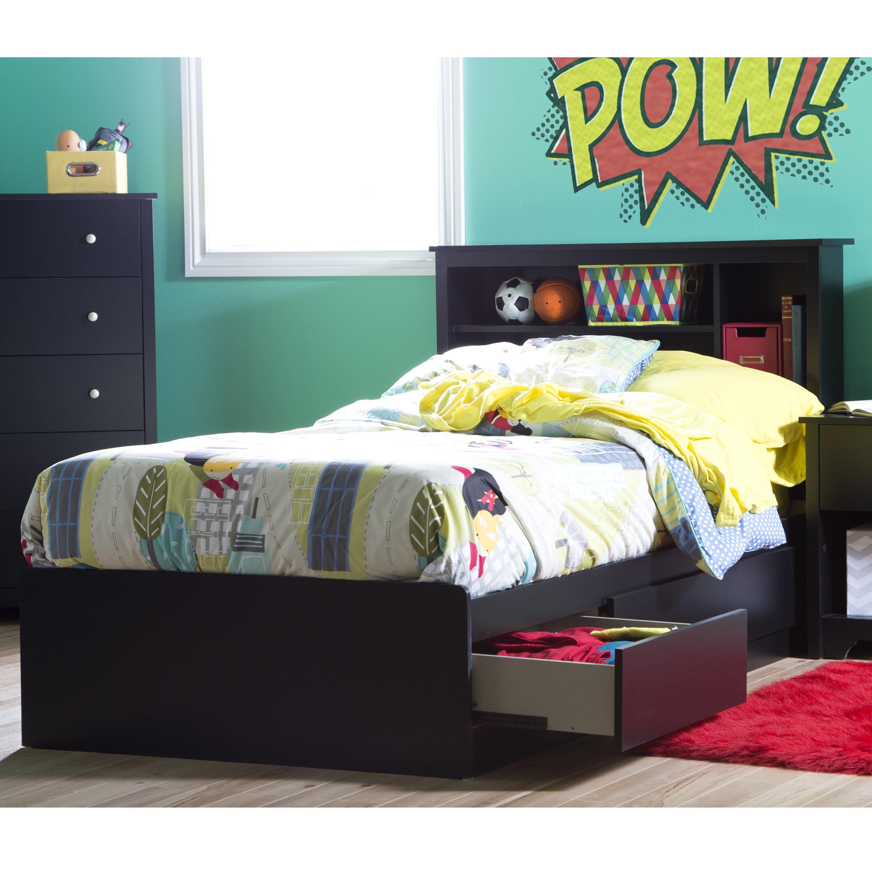 Vito Mates Bed With Bookcase Headboard Set