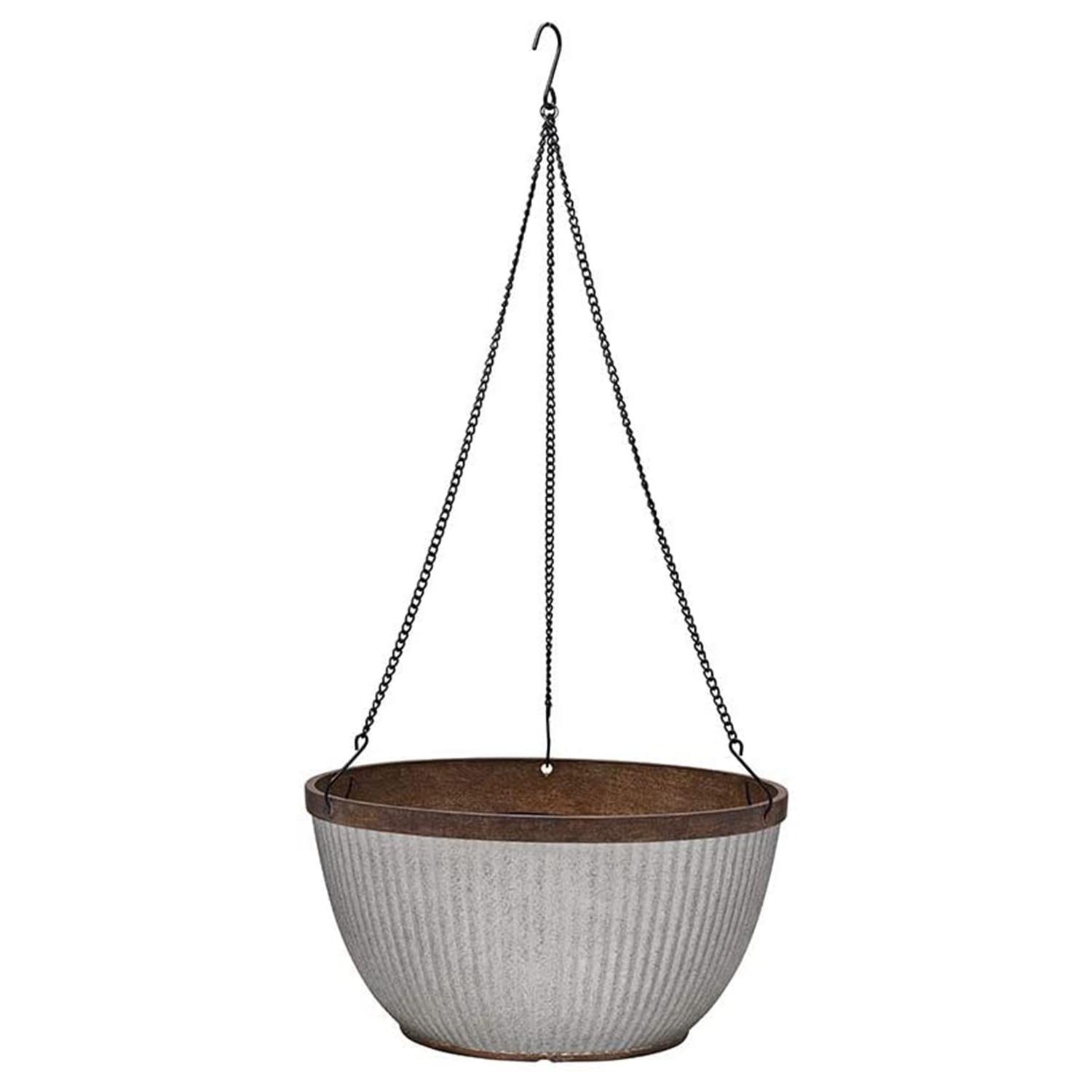 Southern Patio® Westlake Hanging Resin Pot Planter Round
