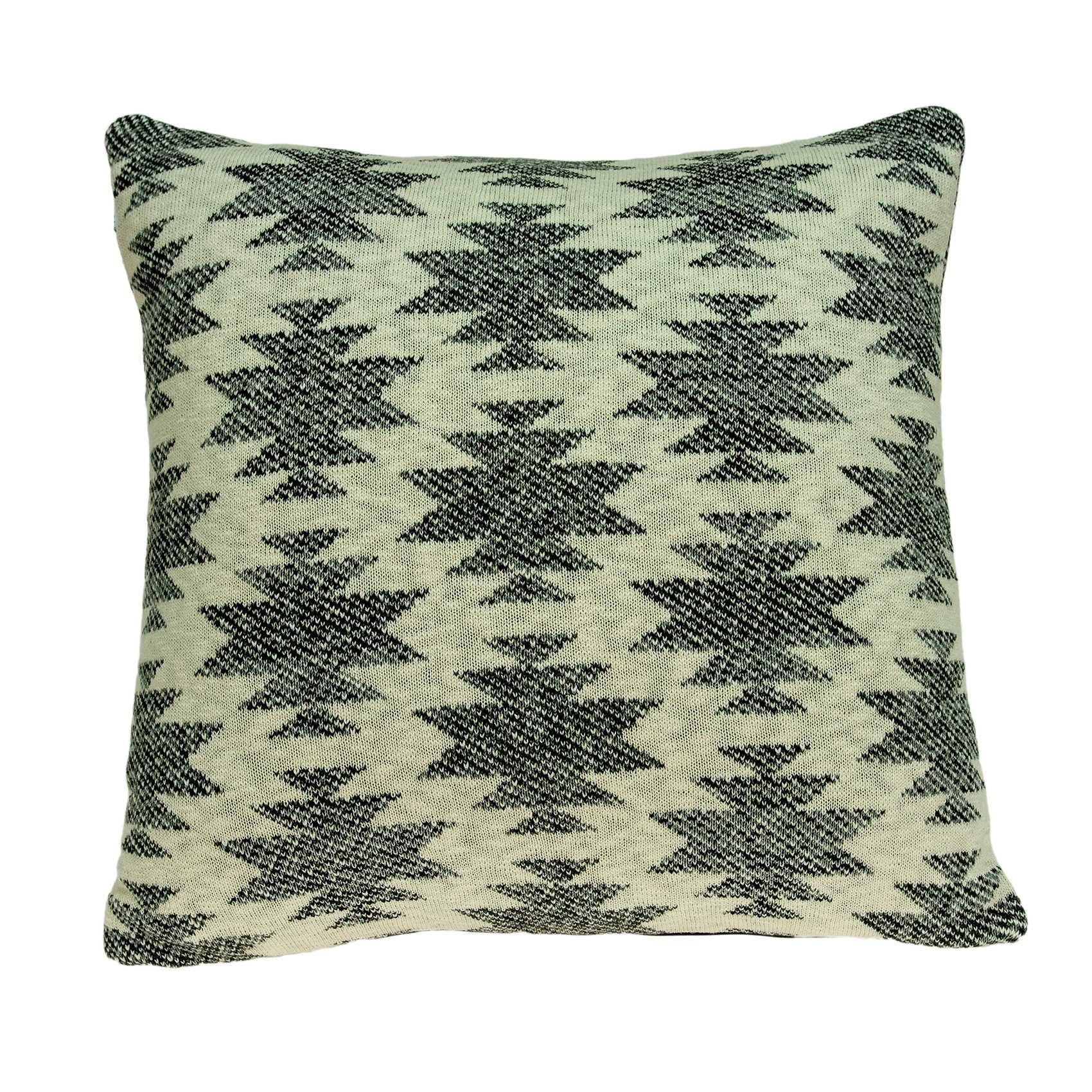 Southwest Reversible Tan Cotton 20" Pillow Cover