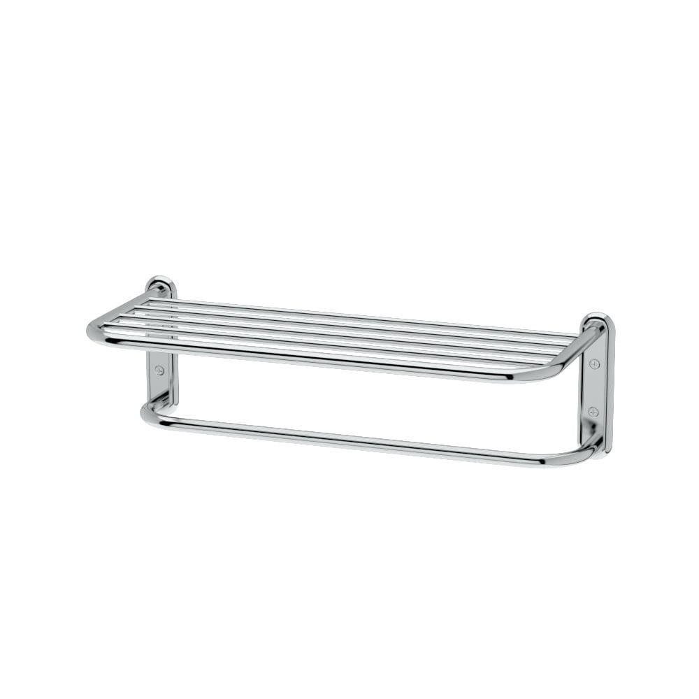 Wall Mount Stainless Steel Towel Rack with 1 Towel Bar | Spa Rack