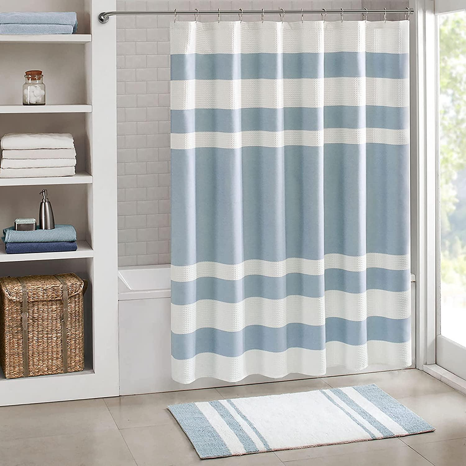 Striped Single Shower Curtain