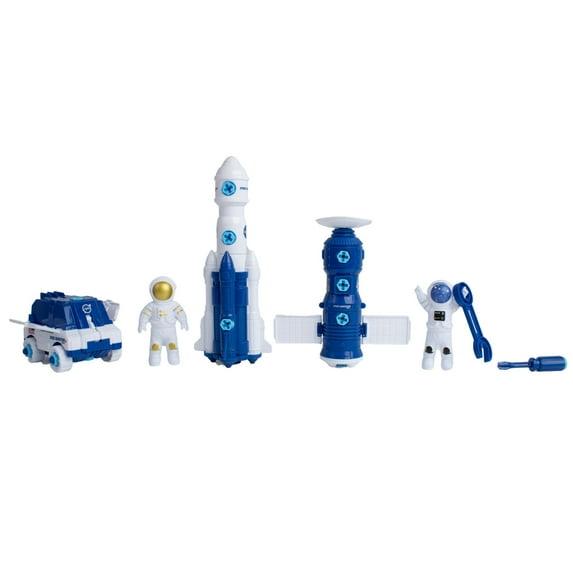 Space Adventure Build Your Own Space Station Playset 7pcs NASA Toy Kids 3+