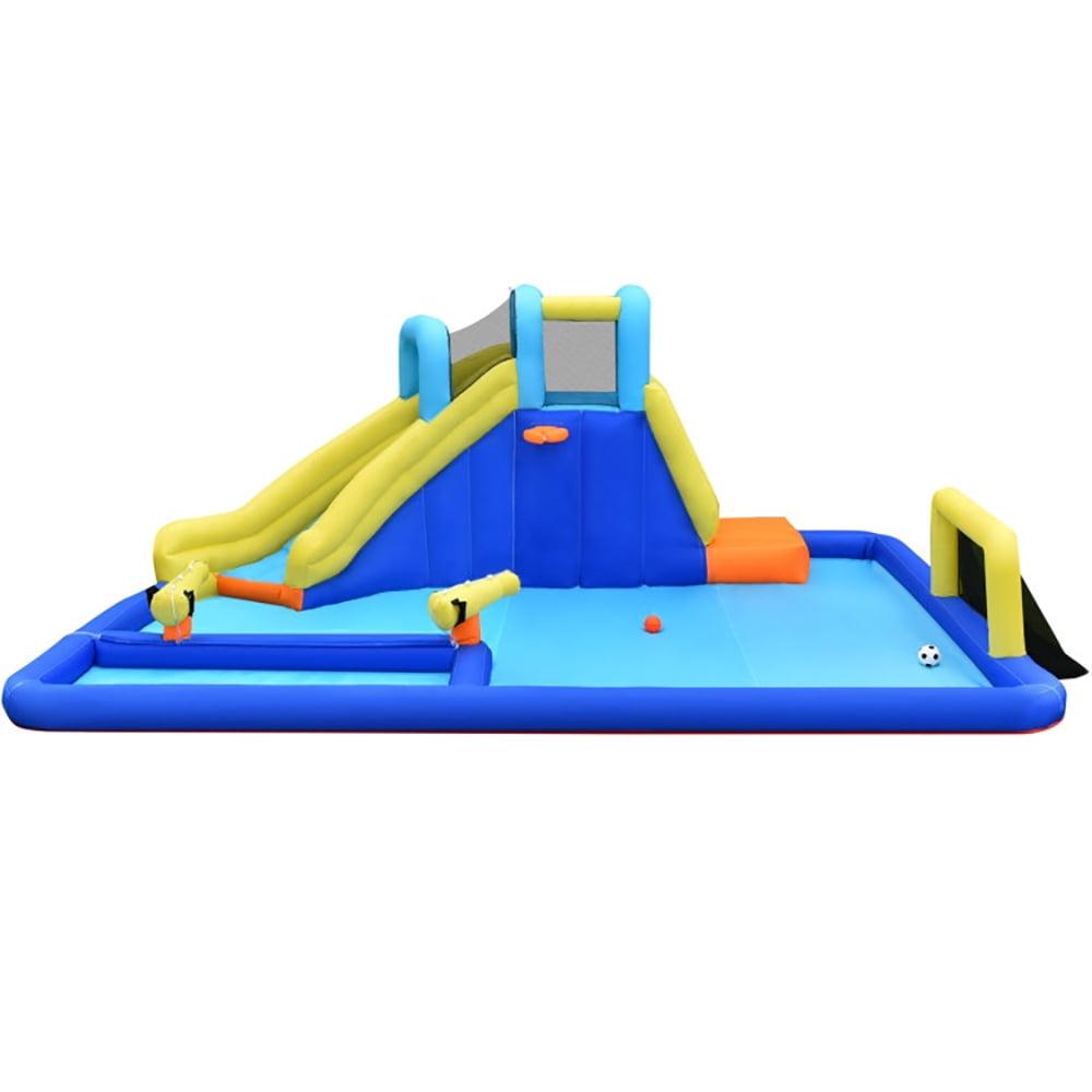 Costway Inflatable Water Slide Bounce House Climbing Wall without Blower