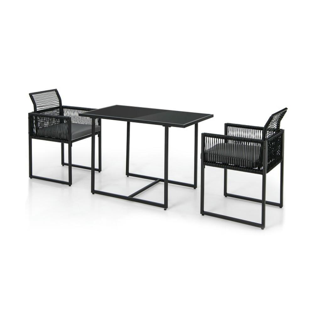 Wrought Studio™ Delyza 2 - Person Patio Conversation Sets with Cushions