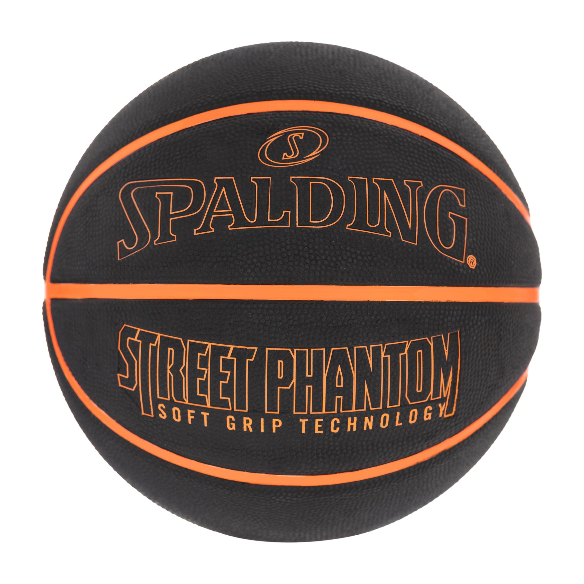 Spalding Street Phantom 29.5" Outdoor Basketball - Neon Orange/Black