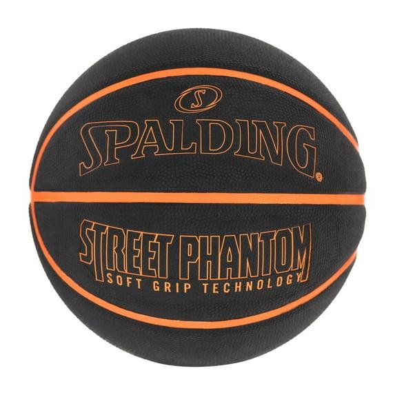Spalding Street Phantom 29.5" Outdoor Basketball - Neon Orange/Black