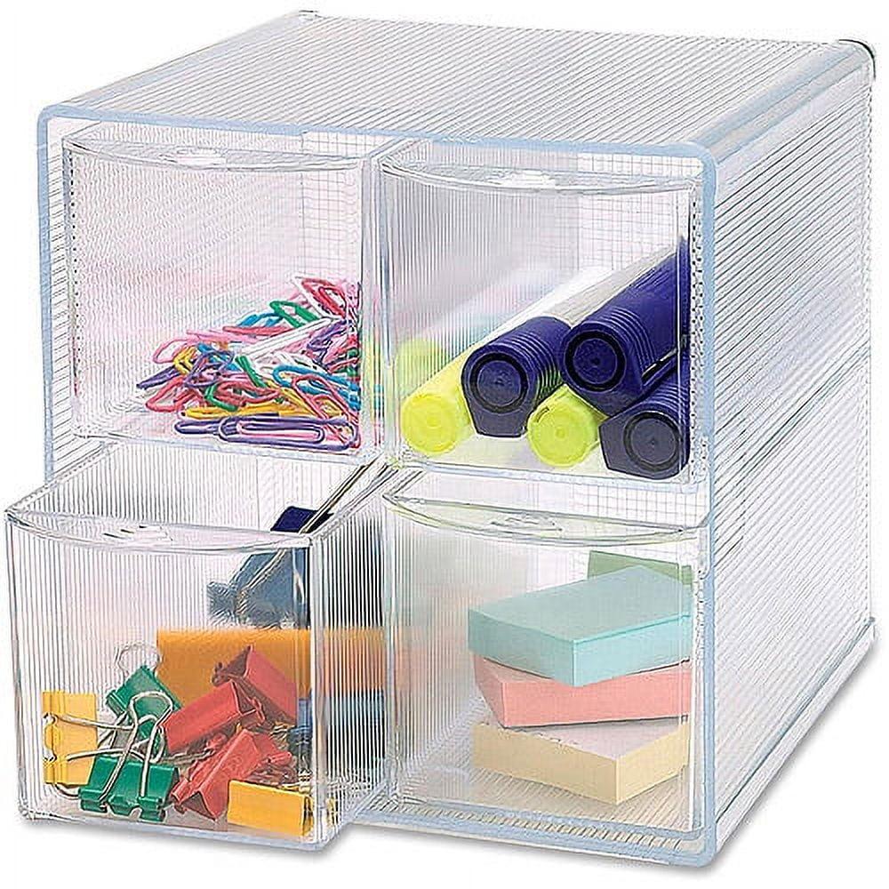 Sparco Removable Storage Drawer Organizer, Clear