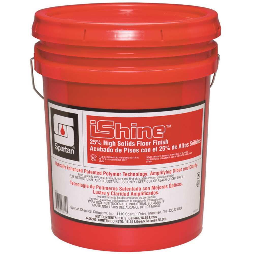 Spartan iShine 5-Gallon Red High Solids Floor Finish Pail