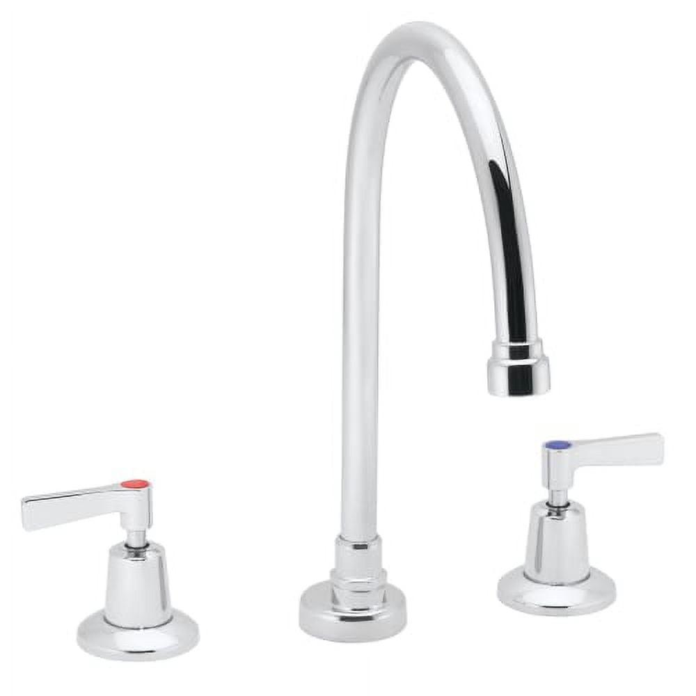 Commander Polished Chrome 8" Widespread Bathroom Faucet