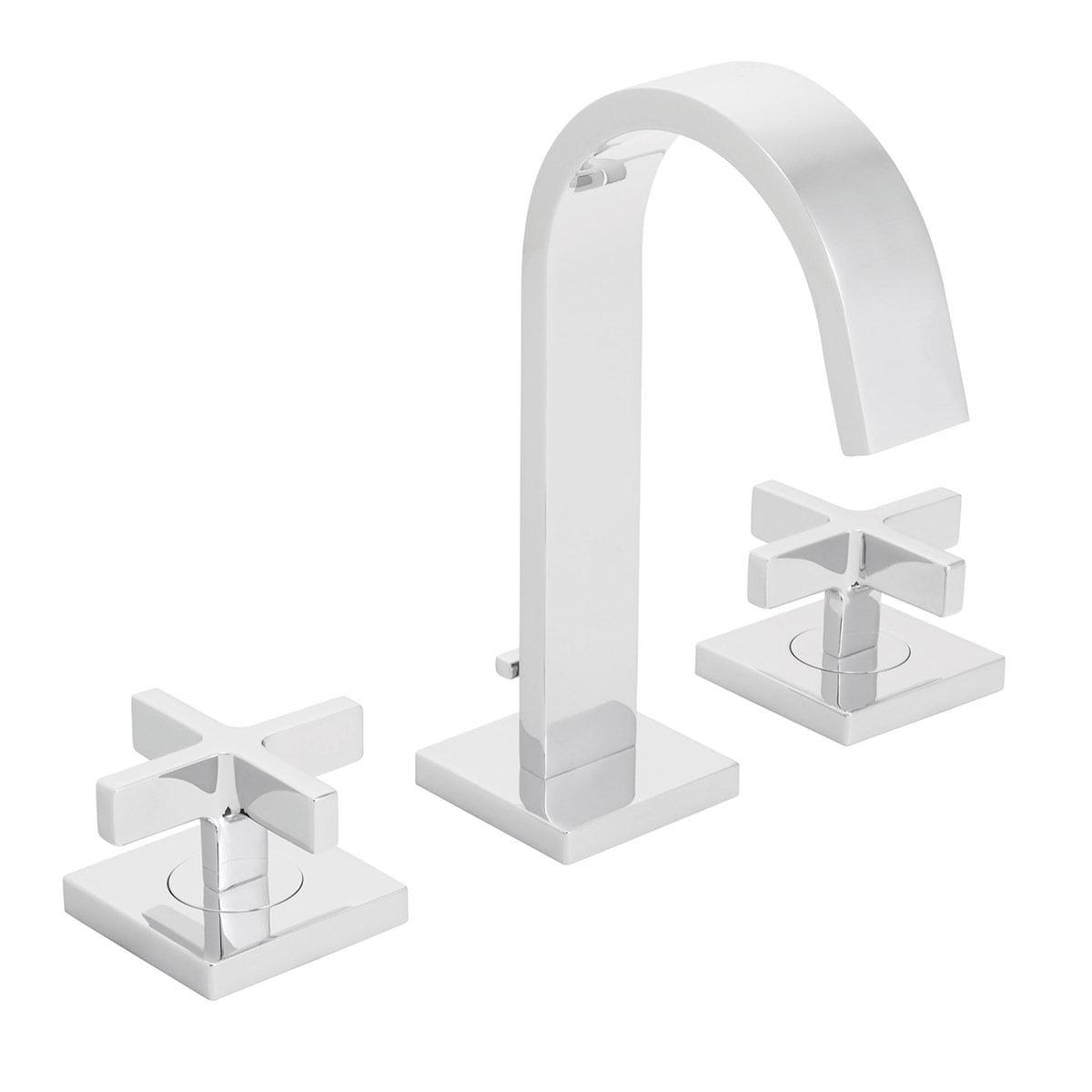 Lura Widespread Bathroom Faucet with Drain Assembly