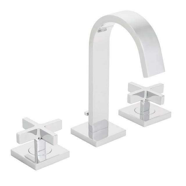Lura Widespread Bathroom Faucet with Drain Assembly