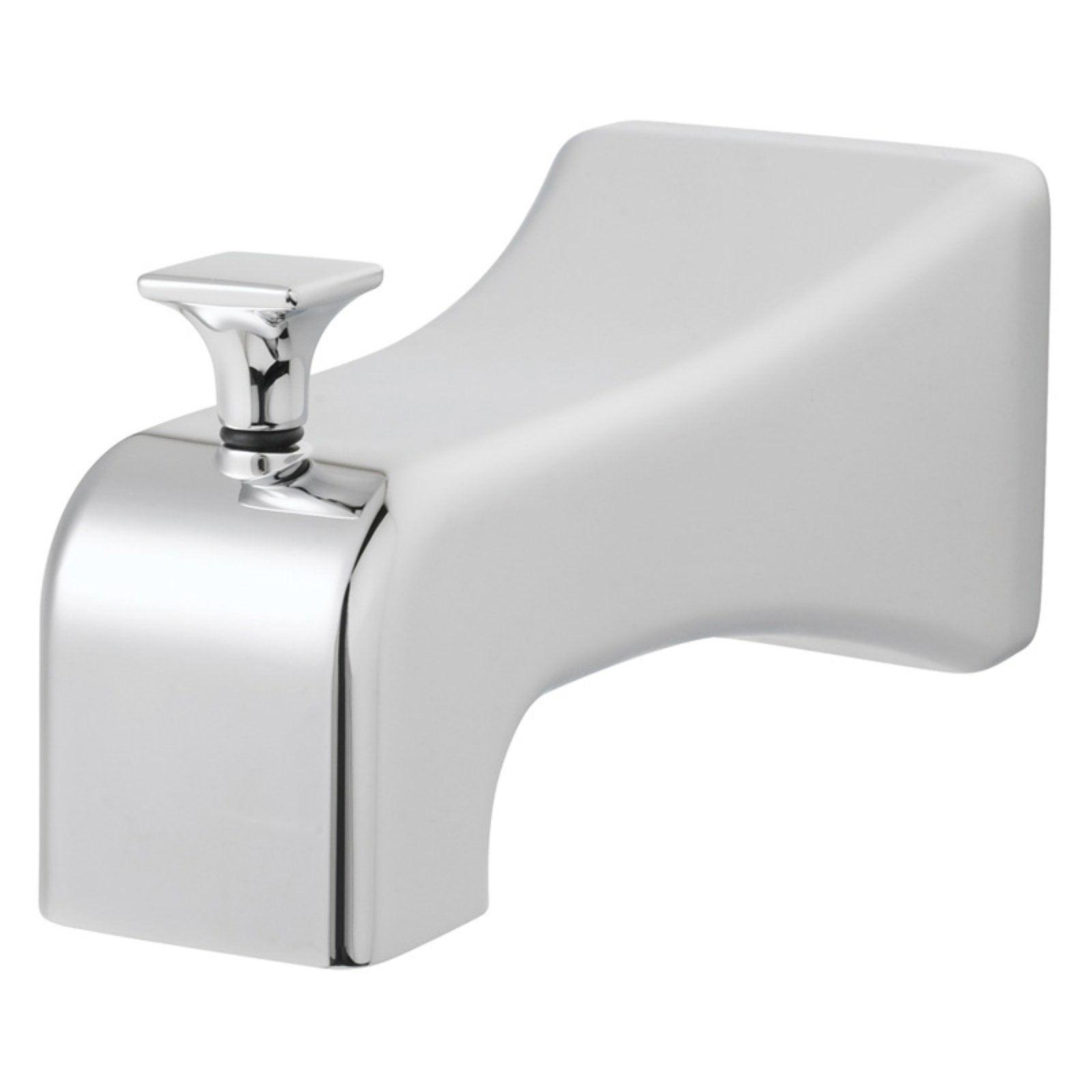 The Edge Wall Mounted Tub Spout with Diverter