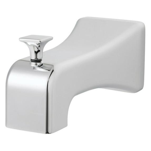The Edge Wall Mounted Tub Spout with Diverter