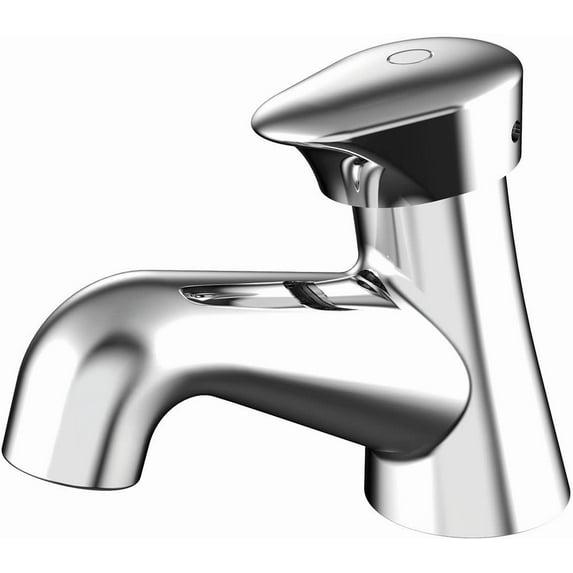 Easy-Push Single Hole Bathroom Faucet