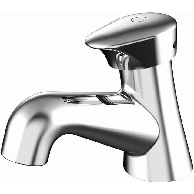 Easy-Push Single Hole Bathroom Faucet