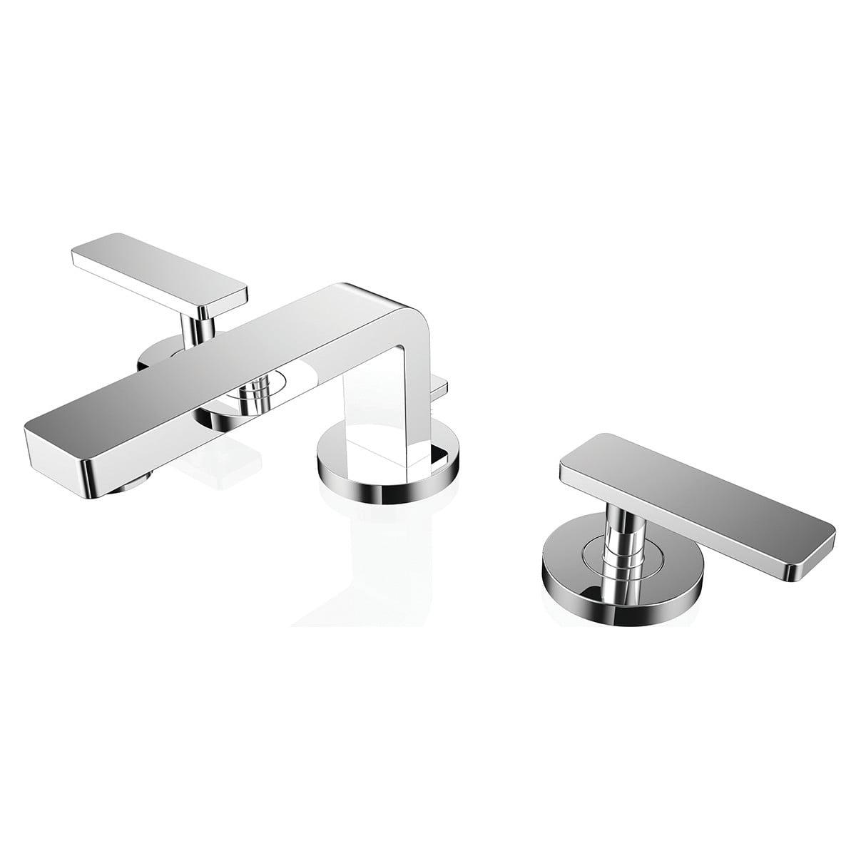 Vector Widespread Bathroom Faucet with Drain Assembly