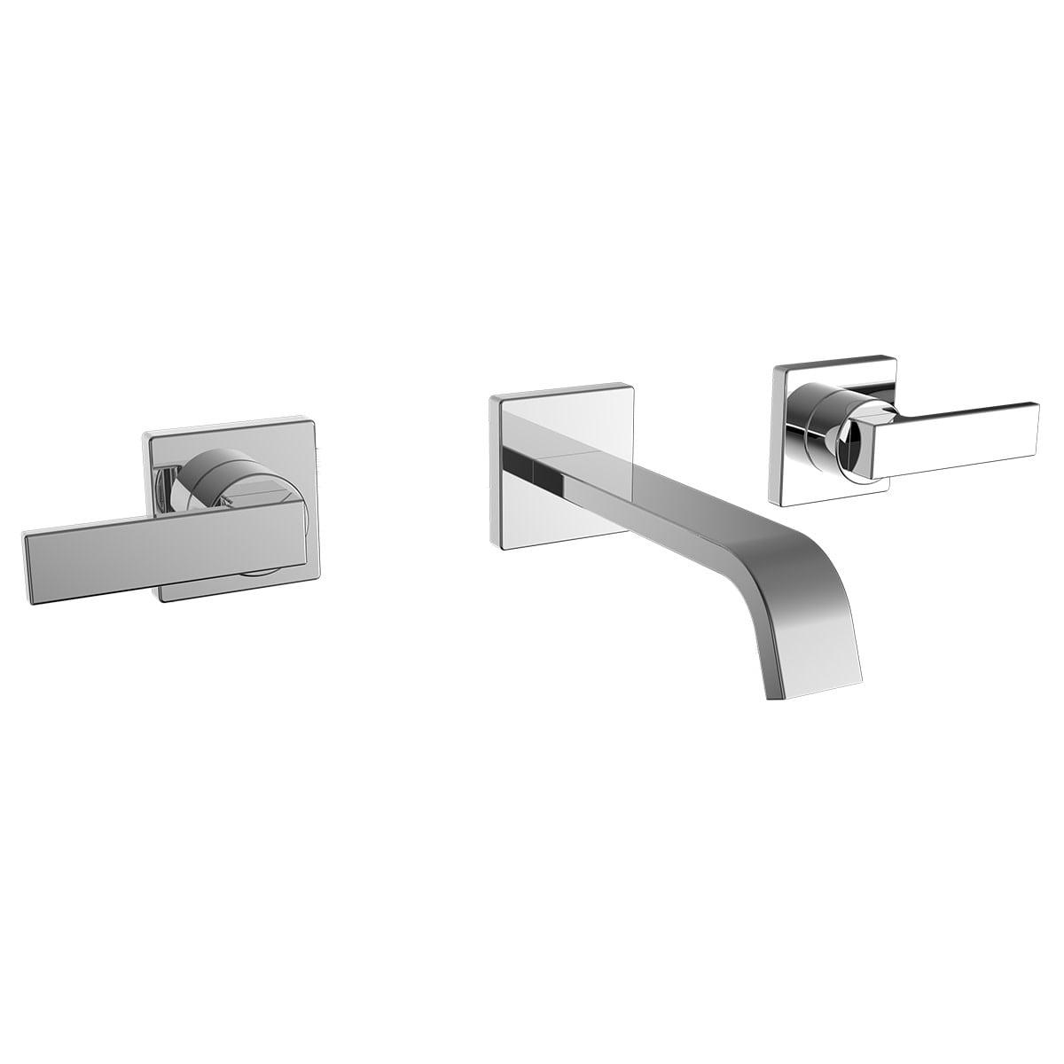 Lura Wall Mounted Bathroom Faucet with Drain Assembly