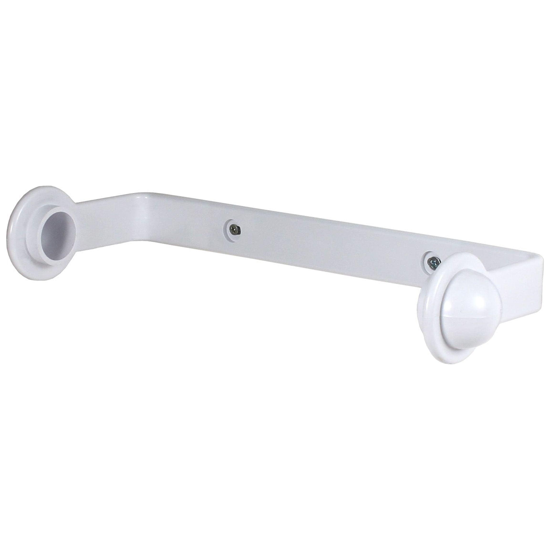 White Wall Mount Plastic Paper Towel Holder