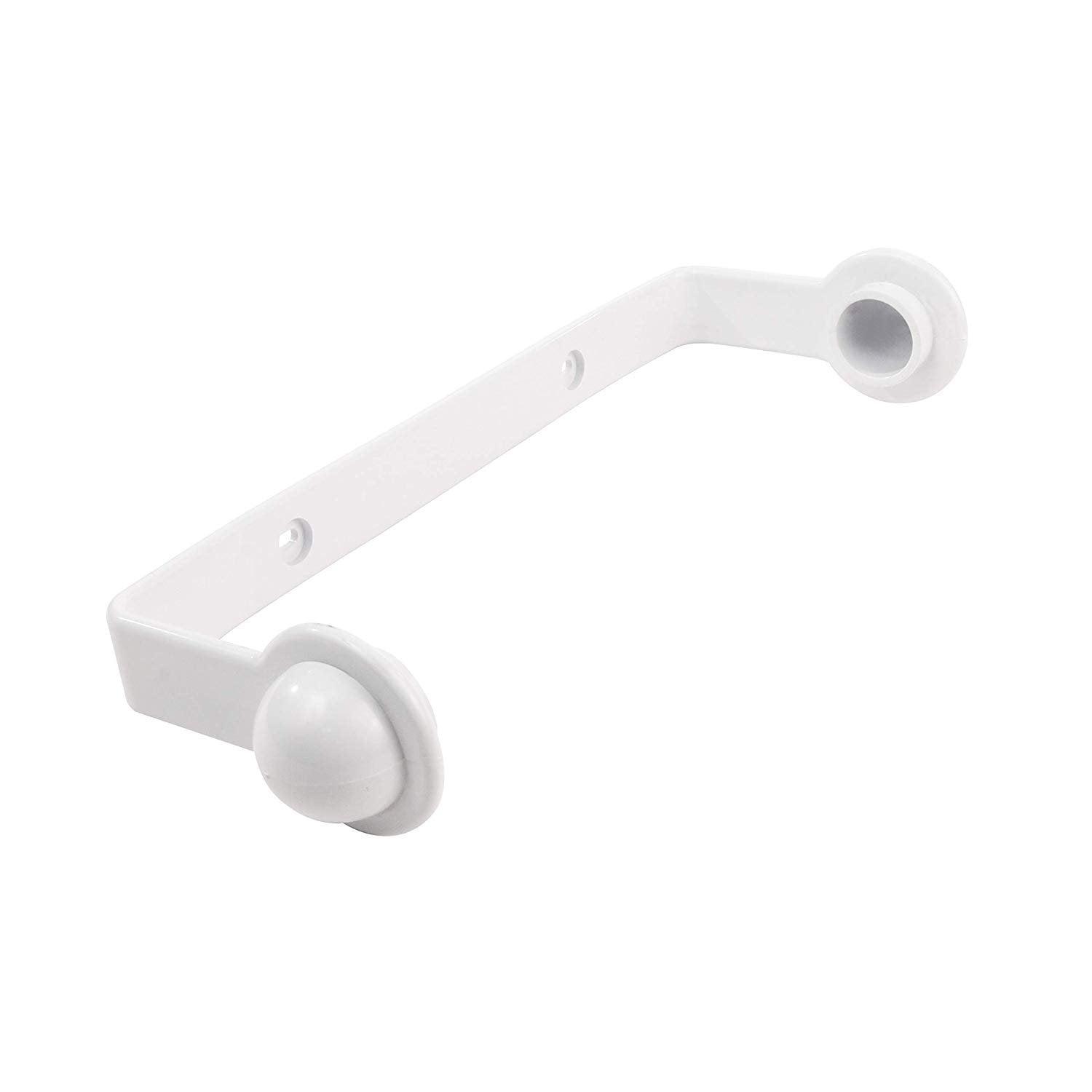 White Wall Mount Plastic Paper Towel Holder