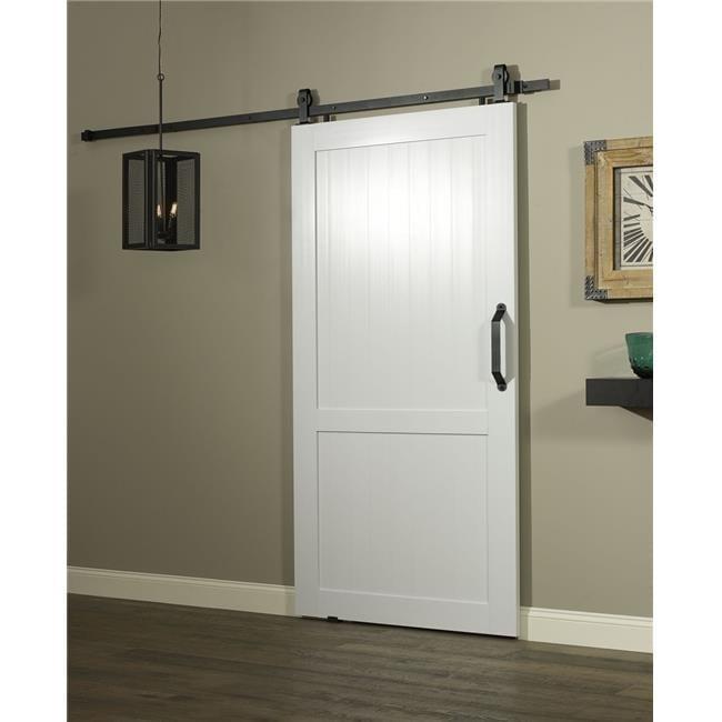LTL Home Products Millbrooke 84'' Hollow Paneled with Installation Hardware Kit Barn Door