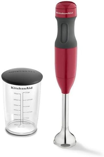 KitchenAid KHB1231 2-Speed Hand Blender, Empire Red - KHB1231ER (Used)