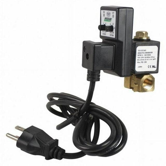 Speedaire Auto Drain Valve,100-120V,1/4 In. 13X524