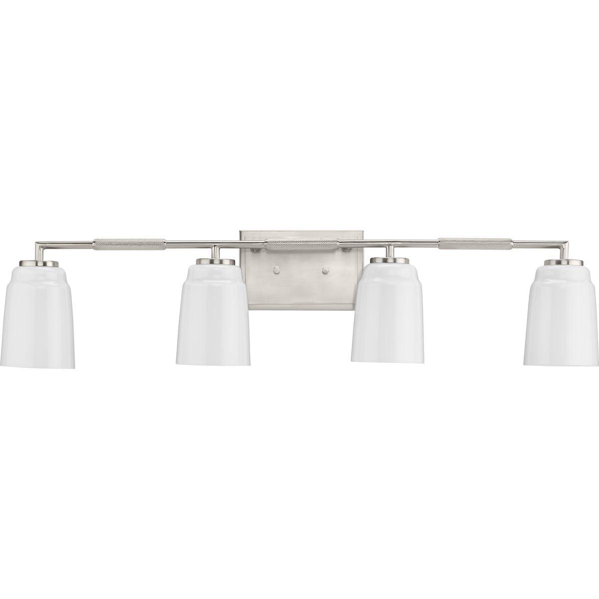 Progress Lighting Spenser 4 - Light Vanity in  Brushed Nickel