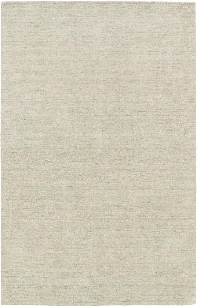 Ivory Handmade Wool 5' x 8' Tufted Area Rug