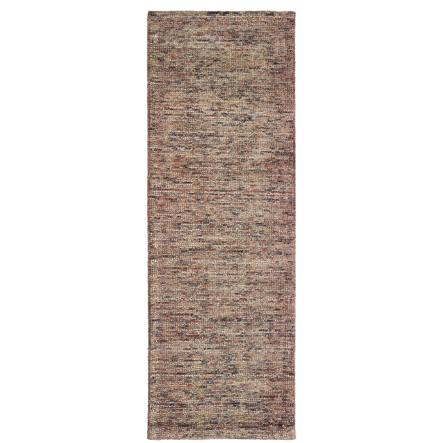 Legends Handmade Tufted Taupe/Brown Area Rug