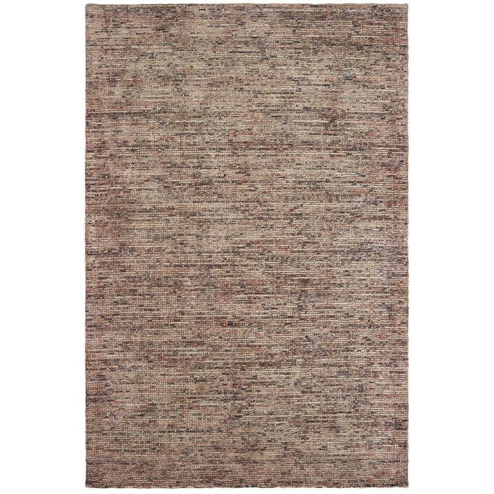 Lucent Handmade Tufted Taupe/Pink Area Rug