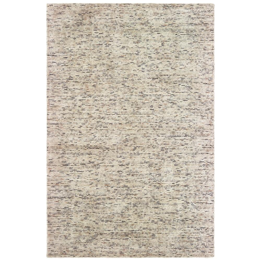 Sphinx Lucent Area Rug 45908 Ivory Banded Rows 8' x 10' Rectangle