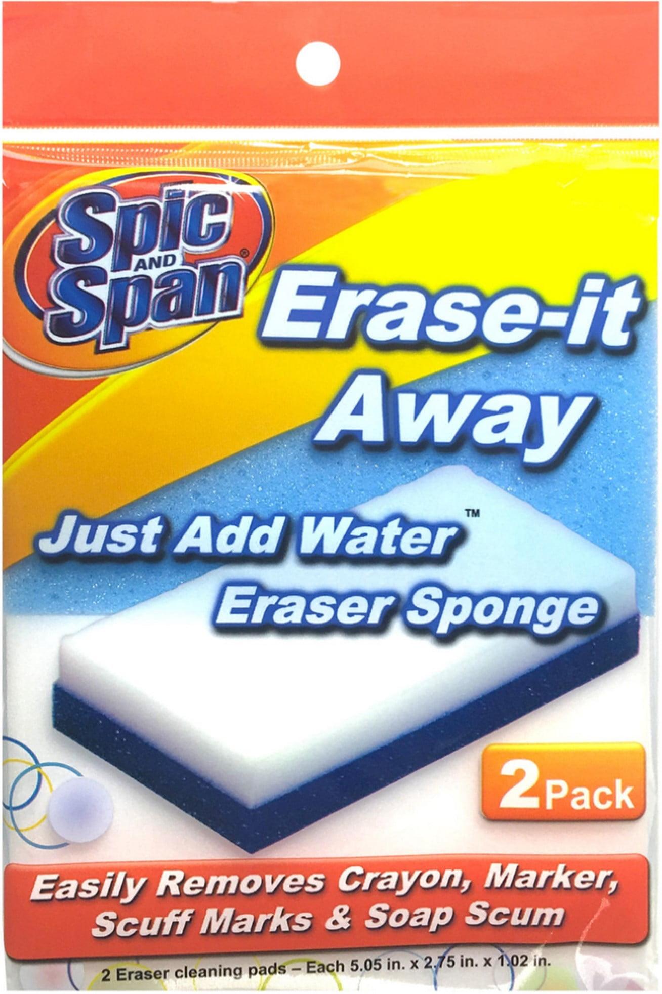 Spic And Span Erase-It Away Sponge 2 ea
