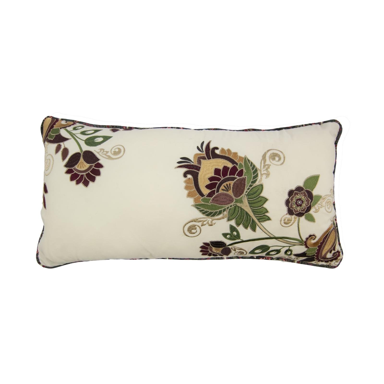 Donna Sharp Spice Postage Stamp UCC Decorative Throw Pillow Contemporary Decorative Throw Pillow Multicolored Rectangular