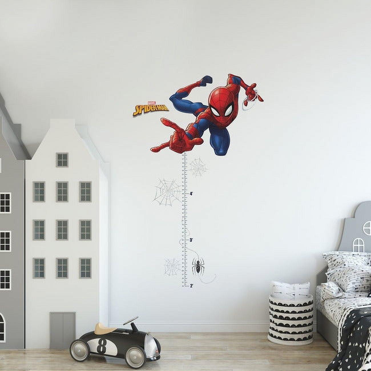 Marvel Spider-Man Growth Chart Peel & Stick Wall Decal Set