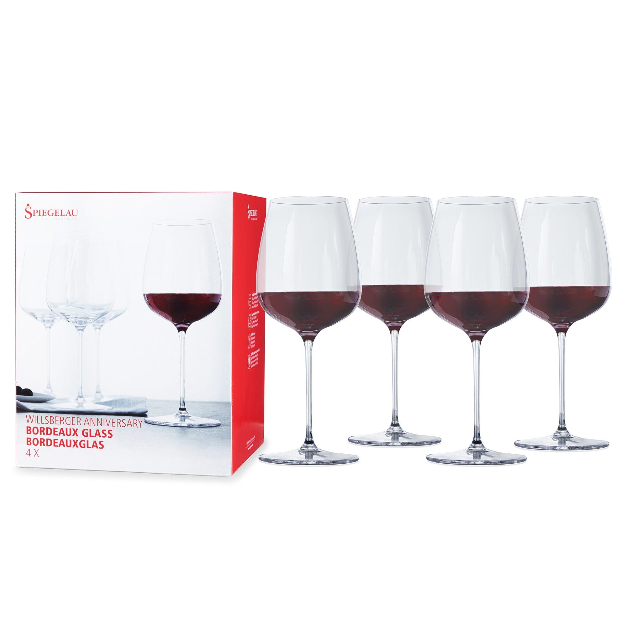 Spiegelau Willsberger 23-Oz. Bordeaux Wine Glasses, Set of 4