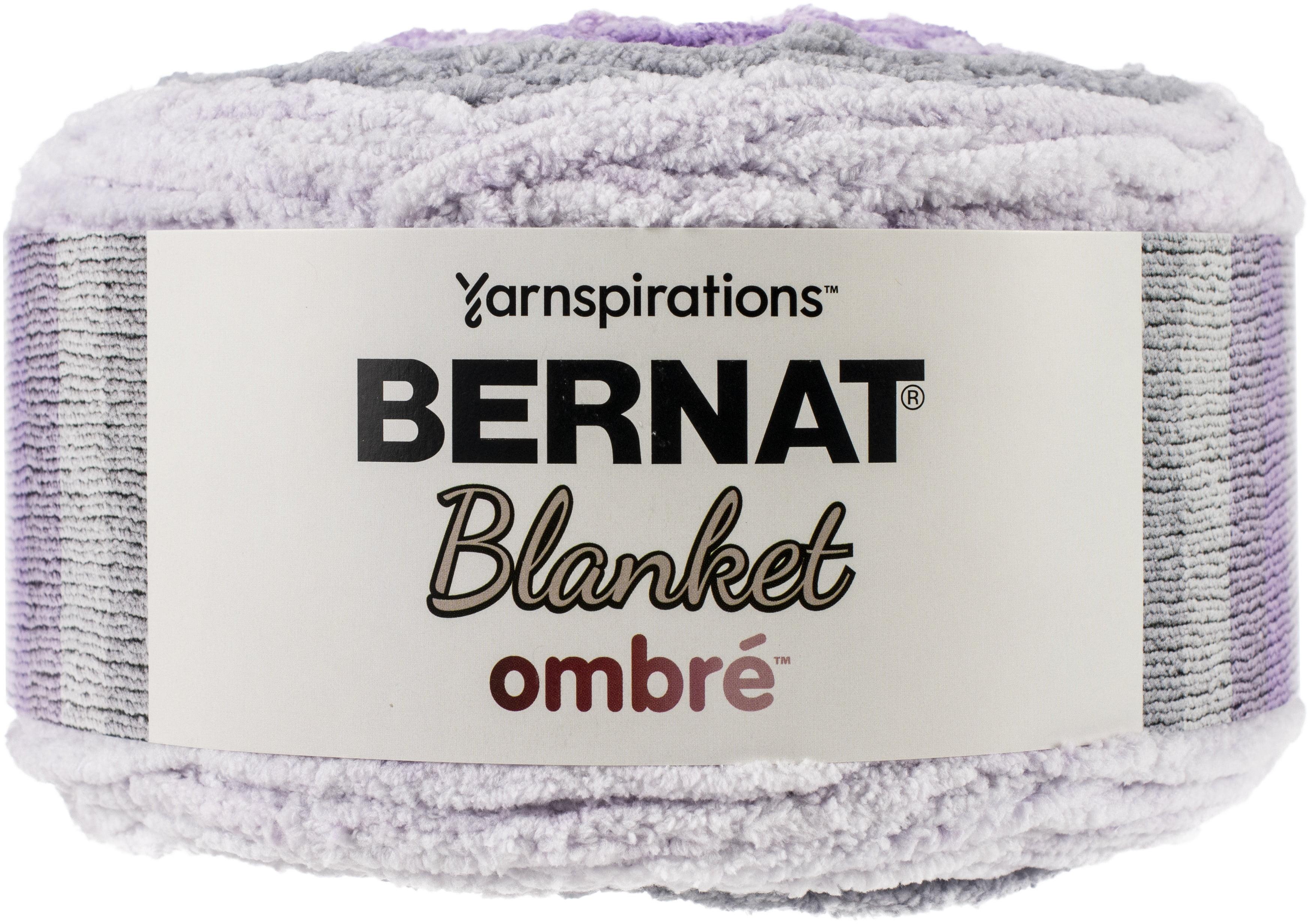 Spinrite 161036-36009 Bernat Blanket Ombre Yarn, Purple