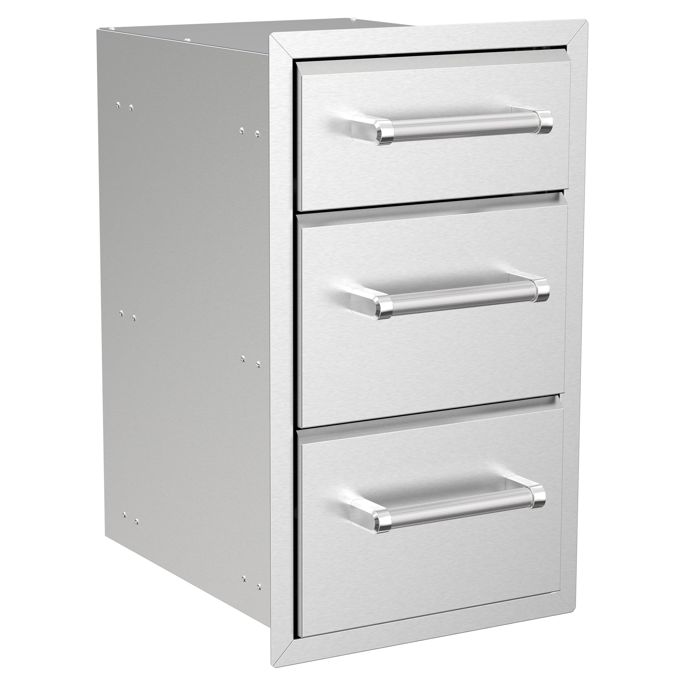 17.8'' Stainless Steel 1 Grade 304 Stainless Steel Drawers