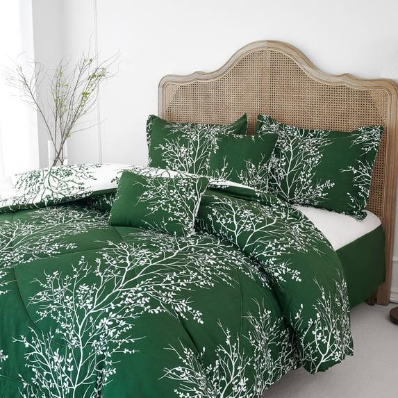 Spirit Linen 6-Piece Foliage Reversible Comforter Set