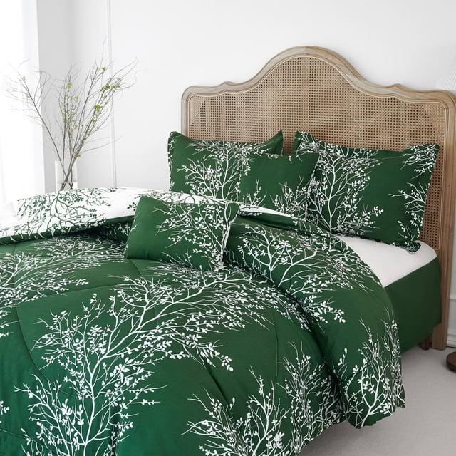 Spirit Linen 6-Piece Foliage Reversible Comforter Set