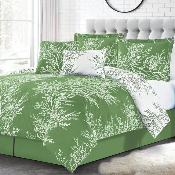 6-Piece Foliage Reversible Comforter Set