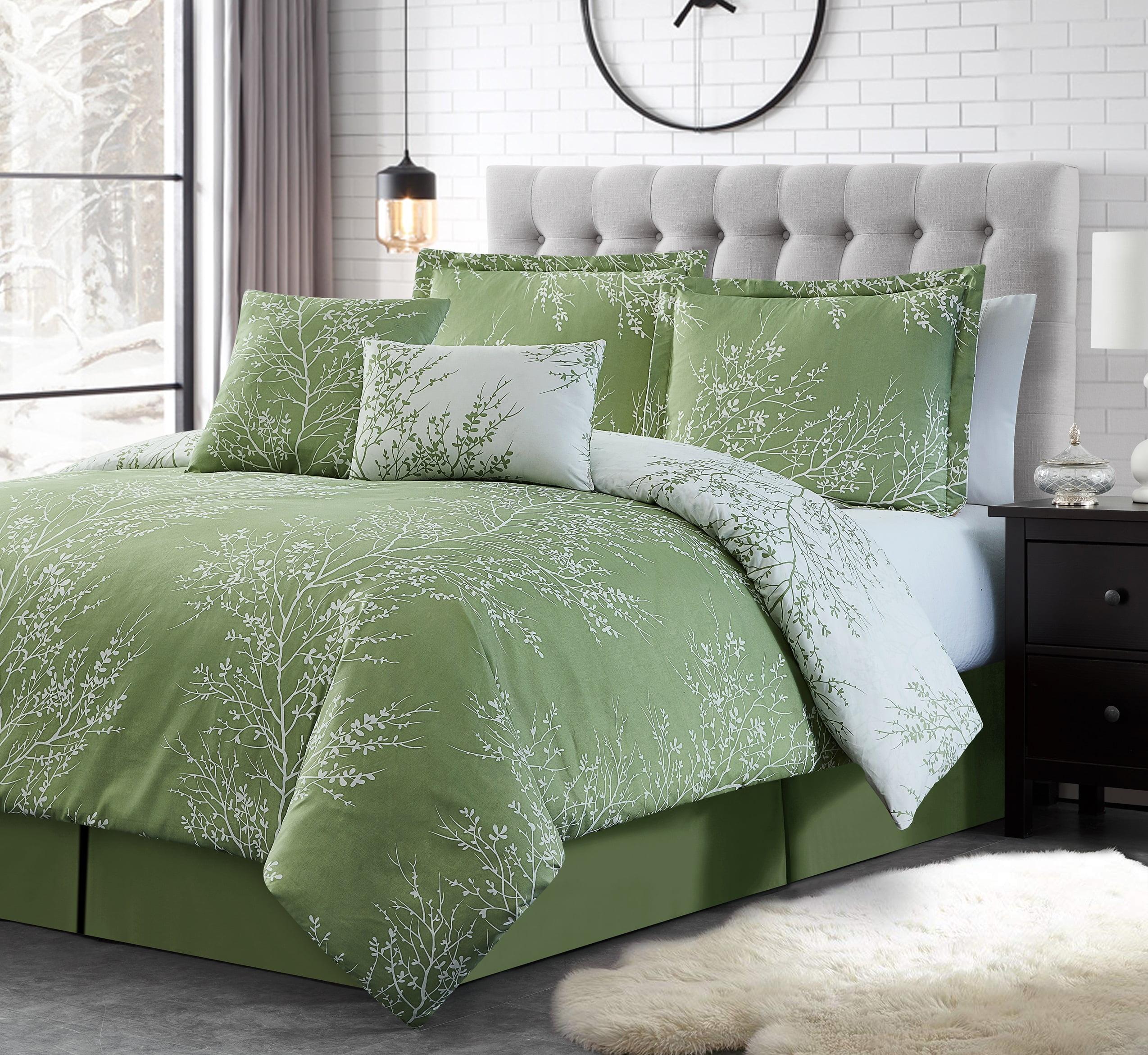 Spirit Linen 6-Piece Foliage Reversible Comforter Set & Reviews | Wayfair