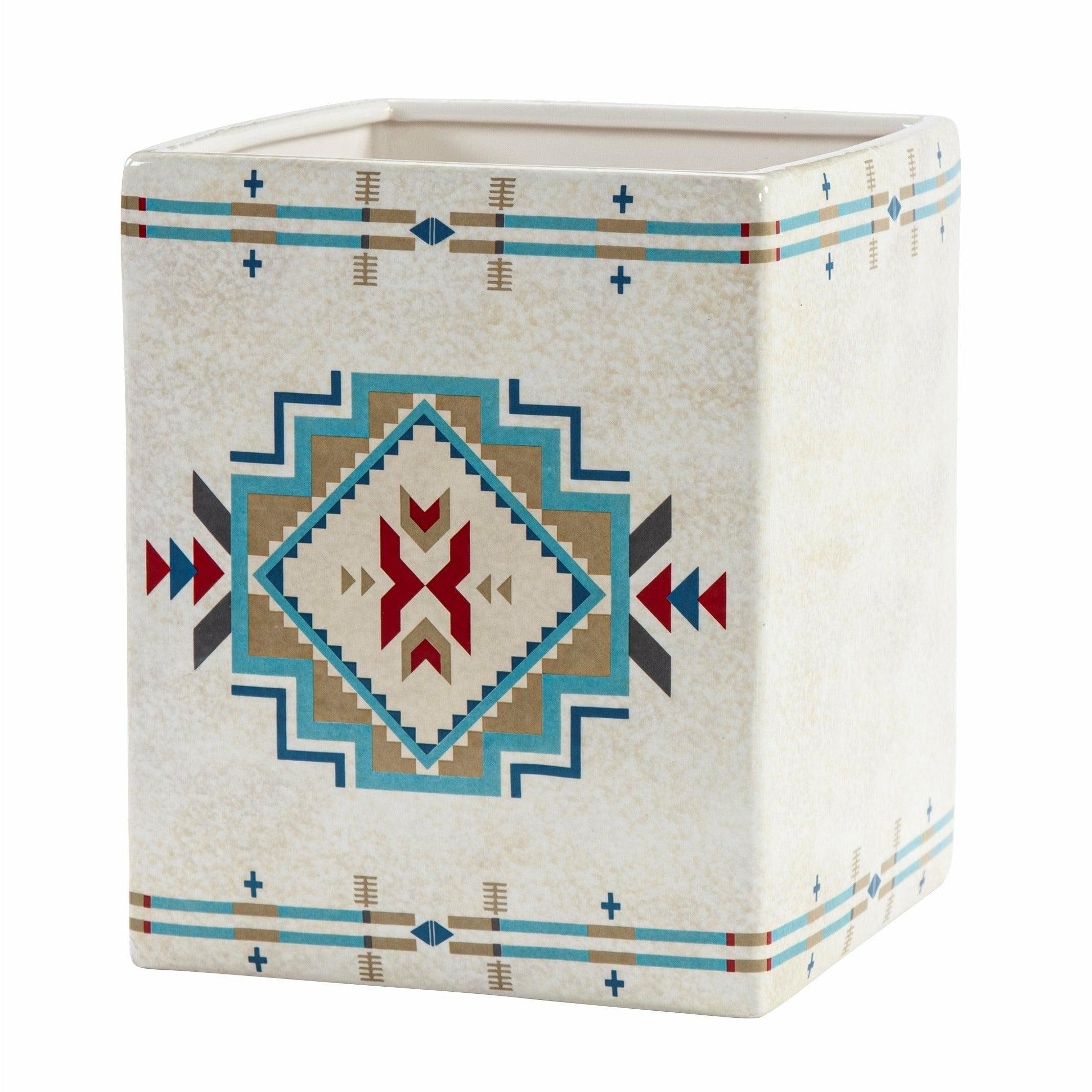 Spirit Valley Ceramic Wastebasket - 1PC