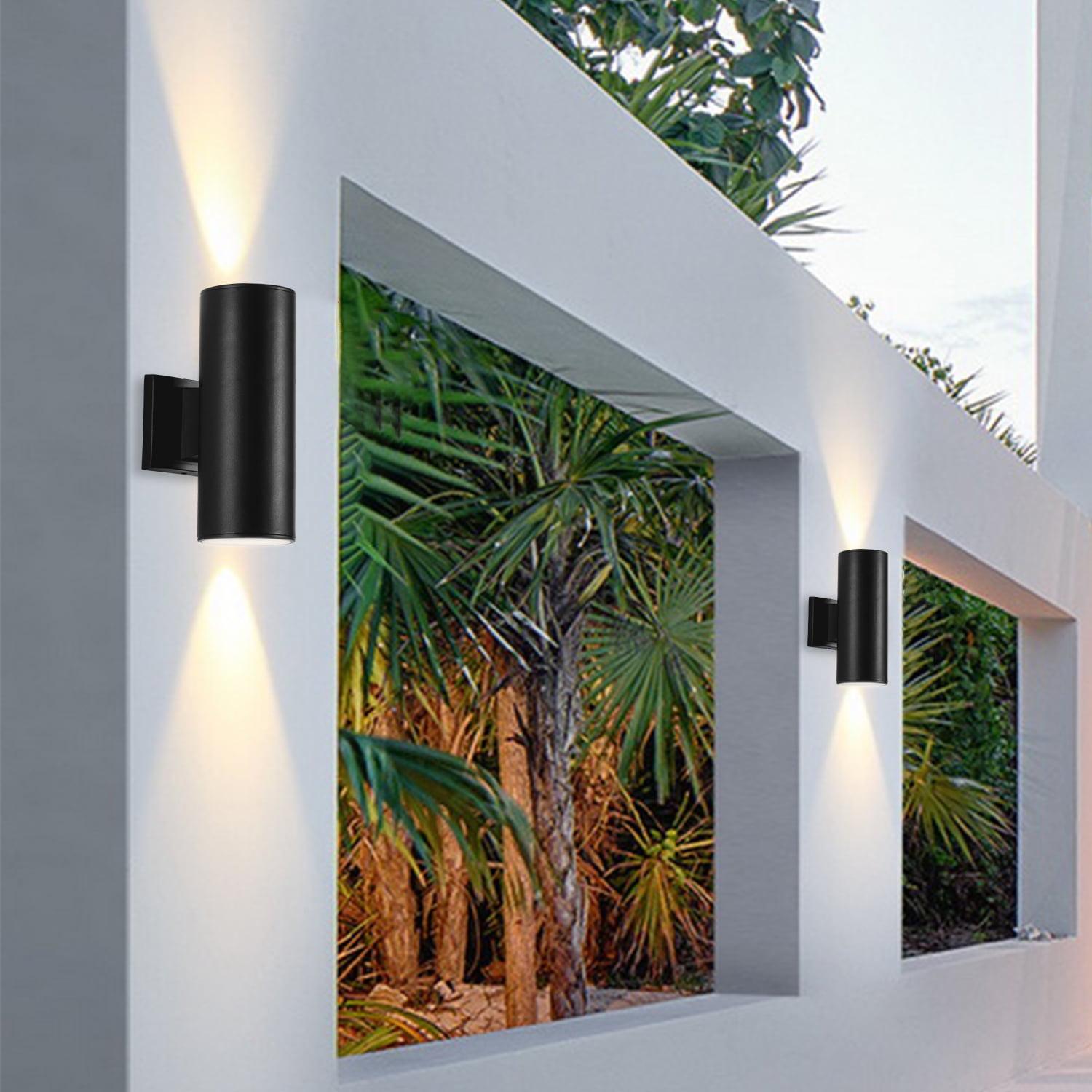 Spitzer 11 in. H Black LED Outdoor Wall Sconce