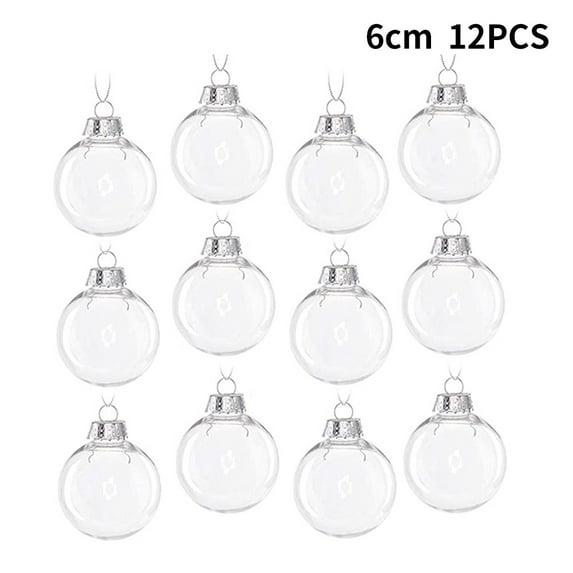 Clearance! Christmas Ornaments 12Pc Christmas Plastic Balls B, 12X Plastic Balls Christmas Decorations Off Promotions!